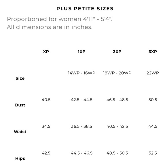 Dress Size Chart Talbots - Picture 5 of 8